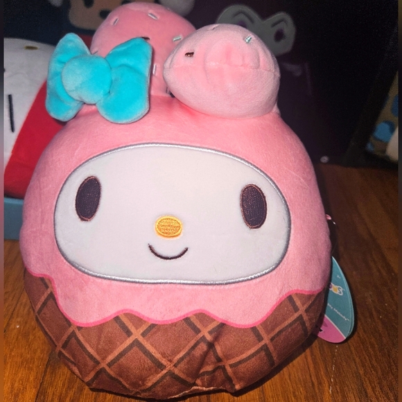 Squishmallow My Melody Pink Ice Cream Sanrio Hello Kitty Plush Toy For Sale Online